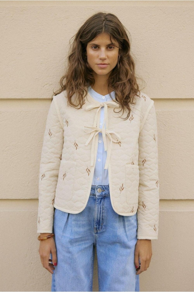 VMEVELYN SHORT JACKET 10325448 Oatmeal